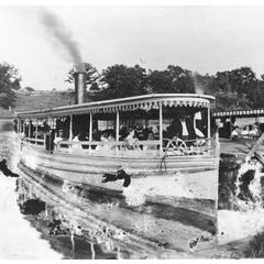 "Enterprise" steamboat and "Bower City Belle" boat on the Rock River