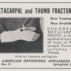 American Orthopedic Appliances advertisement