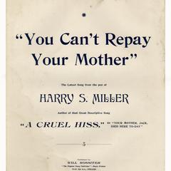 You can't repay your mother