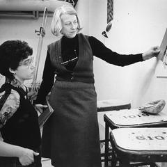 Marjorie Kreilick with student