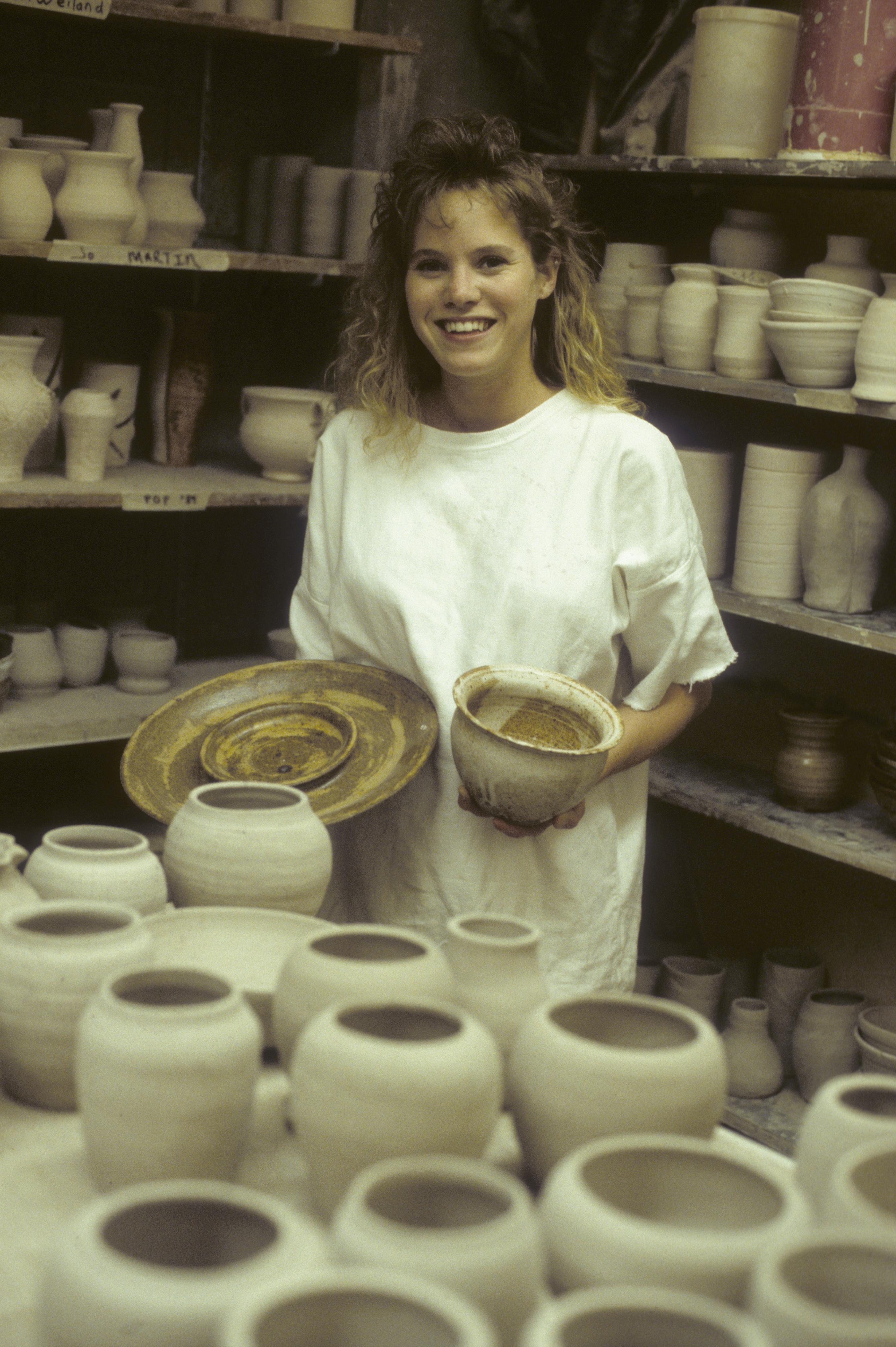 Ceramic studio in Holden Fine Arts Center - UWDC - UW-Madison Libraries