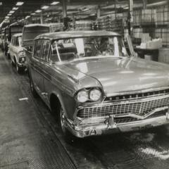 American Motors Corporation Ambassador on the assembly line