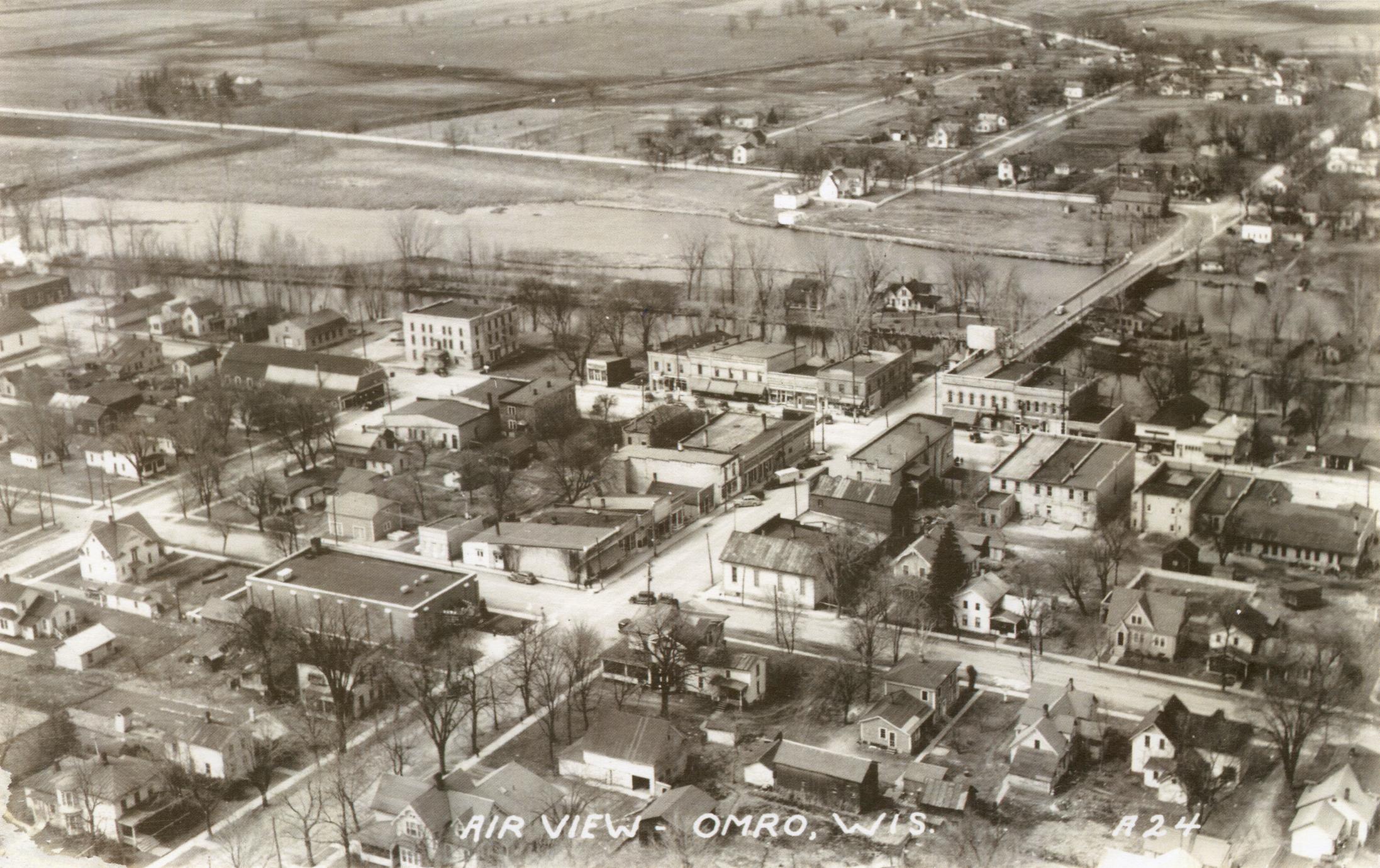 ‎Air view, Omro, Wisconsin UWDC UWMadison Libraries