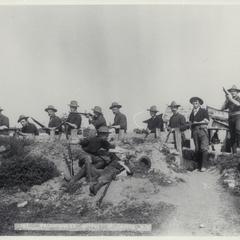 U.S. soldiers man outpost, Cavite, 1899