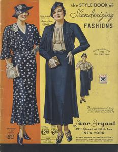 The style book of slenderizing fashions : spring and summer 1935