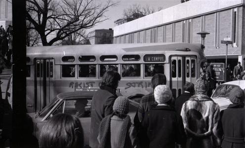 Black Student Strike bus