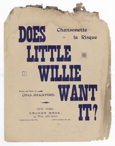 Does little Willie want it?