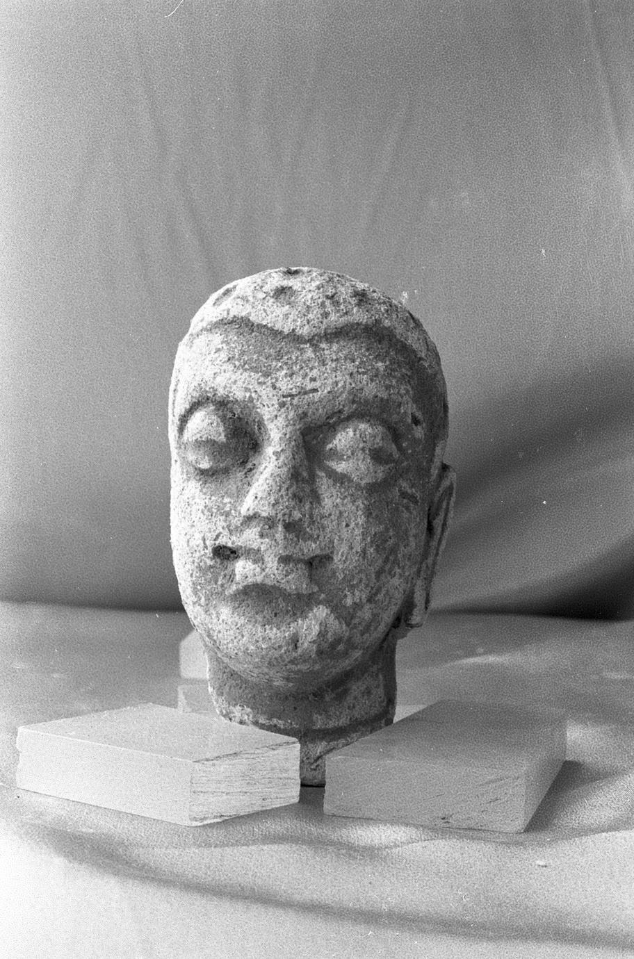 NG349, Stucco Head of the Buddha (1 of 2)