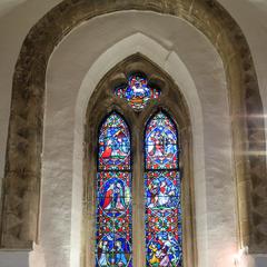 Iffley St Mary Church, choir window