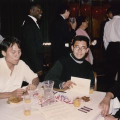 Students at Multicultural Reception and Awards ceremony in 1990
