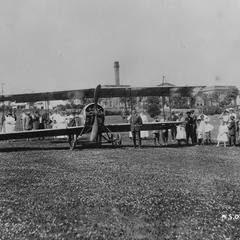 First Plane Landing, Waukesha, 1919