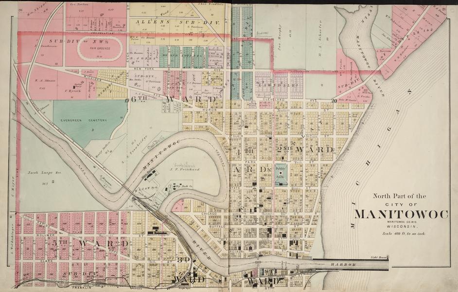 Plat book of Manitowoc and Calumet Counties, Wisconsin Full view