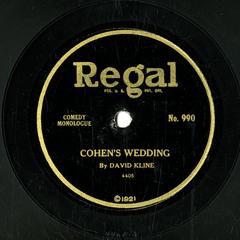 Cohen's wedding