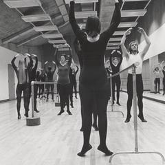 Students in ballet class