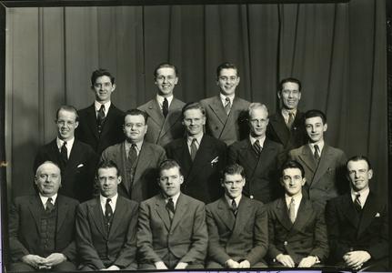 Stout Typographical Society group photograph