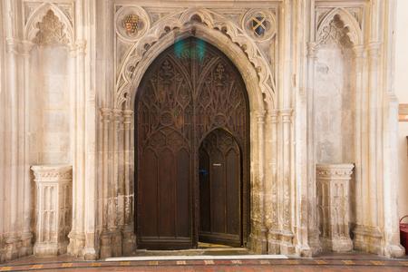 St. Albans Cathedral interior Bishop's Door
