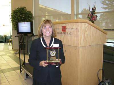 2009 Distinguished Alumni Award, UW Fond du Lac