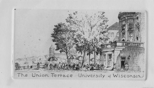 Terrace, postcard 1937