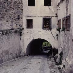 Entrance to Dionysiou Monastery