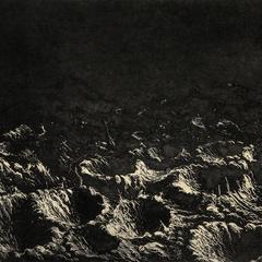 Crater Field at Dontrien, Lit by Star-Shells (Trichterfeld bei Dontrien, Von Leuchtkugeln Erhellt), from the series The War (Der Krieg)