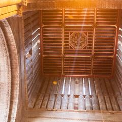 Hereford Cathedral interior crossing tower