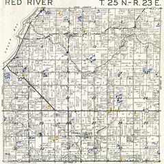 Map of Red River T. 25 N.-R. 23 E.