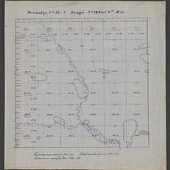 [Public Land Survey System map: Wisconsin Township 23 North, Range 10 East]