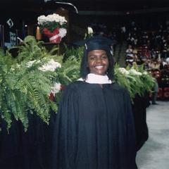 Jillian McCommons at 2003 graduation