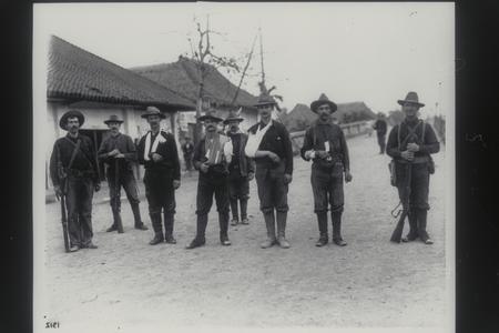 Wounded U.S. soldiers at Santa Mesa, Manila, 1899