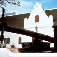 Typical Dutch Architecture Seen on Museum in Stellenbosch