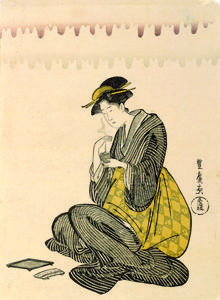 Woman Smelling Incense, from a series of Pictures of Women at Leisure