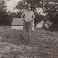 Bob Sears at Wolf Creek schoolhouse camp