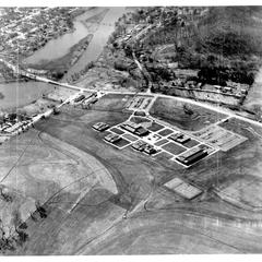 Aerial shot of the campus