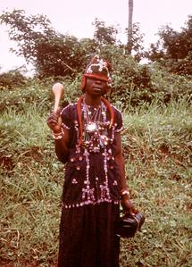 Traditional Healer in Anti-Smallpox Costume