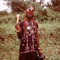 Traditional Healer in Anti-Smallpox Costume