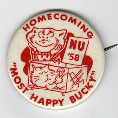 Homecoming pin, 1958