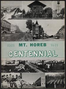 The Mount Horeb centennial book : 1861-1961