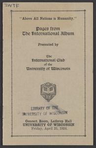 Pages from the International Album