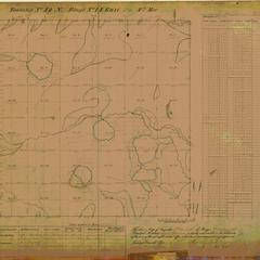 [Public Land Survey System map: Wisconsin Township 40 North, Range 14 East]