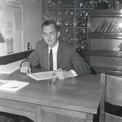 Dr. Joseph Horton in his office