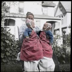 Thomas Brittingham Jr. & Mary Parkinson in their twin clothes