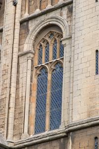 Peterborough Cathedral south transept tribune level window