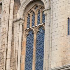 Peterborough Cathedral south transept tribune level window