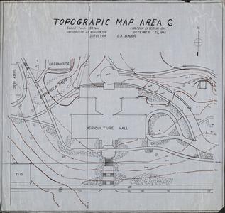 Map, Agricultural Hall, 1948