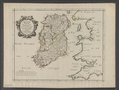 Irlande royaume  : divisé en ses quatre provinces, et ces Provces en leurs Comtés