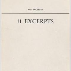 11 excerpts (1967-1970) = 11 extraits (1967-1970)