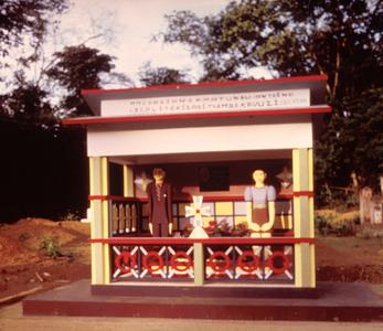 Wooden Monument on Grave in Bas-Congo