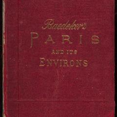 Paris and environs with routes from London to Paris: handbook for travellers