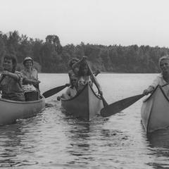 Girl scout canoe trip