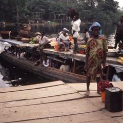 Boat at the dock in Igbo Koda